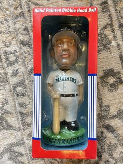 EDGAR MARTINEZ — SEATTLE MARINERS Hand Painted Bobble Dobbles Bobble Head Doll
