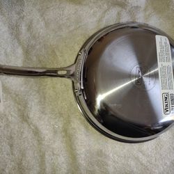 HEALTHY and SAFE cooking LARGE stainless Steel Pan, 