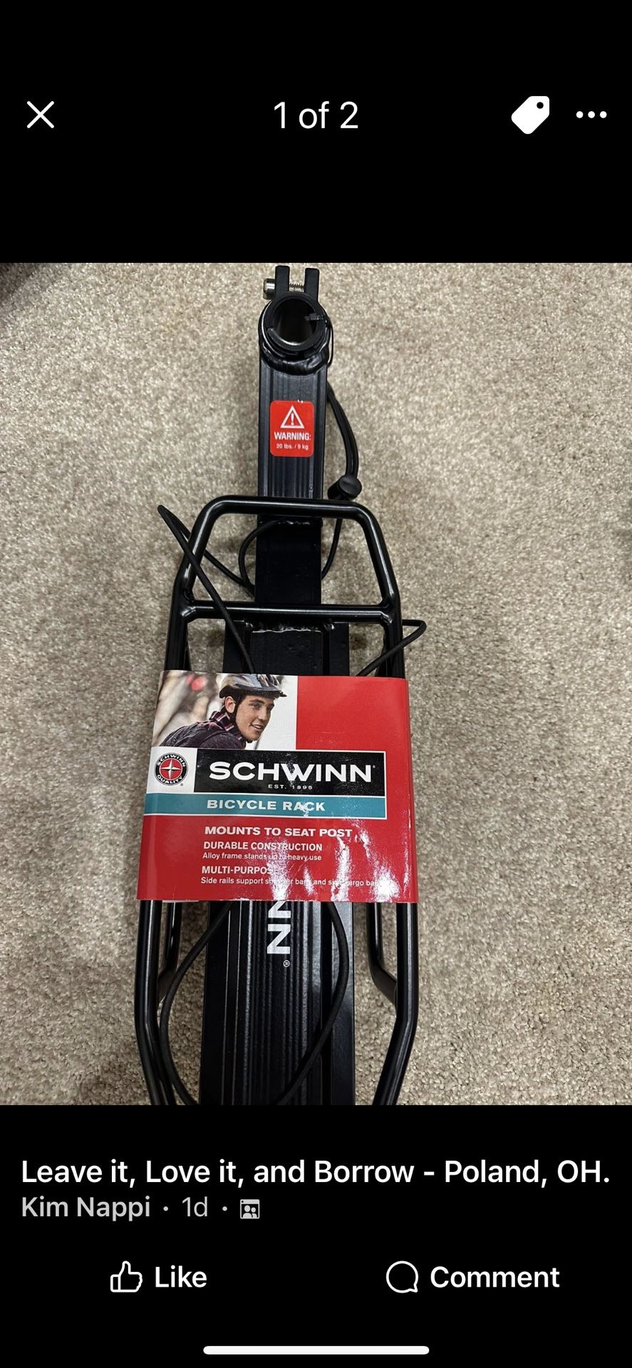 Schwinn Bike Rack