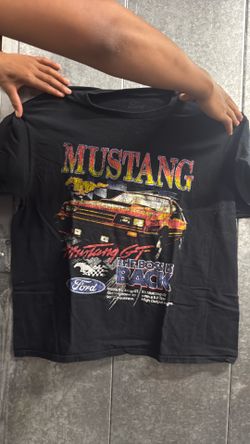 Vintage Ford Mustang Racing T-Shirt XL – Classic Graphic
