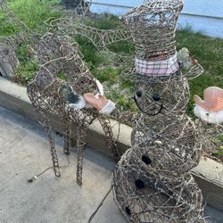 Christmas Yard Decorations (white light)