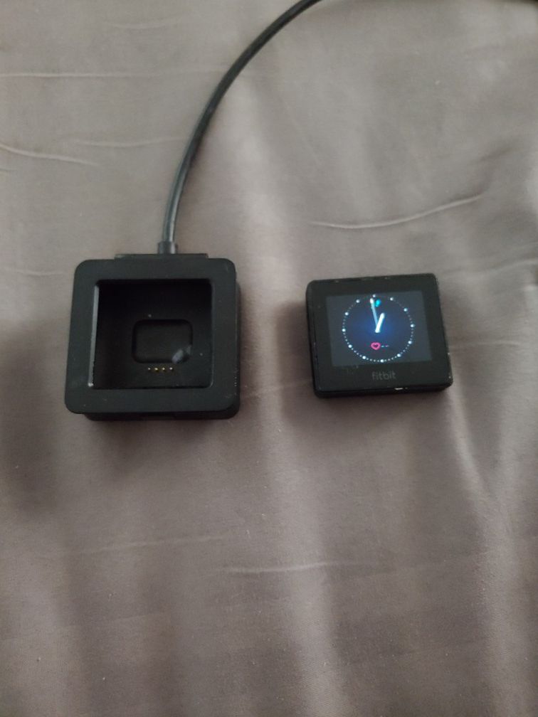 Fitbit Blaze with charger