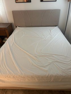 Queen bed and mattress