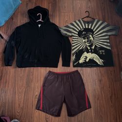 Men’s Old Navy Hoodie & Nike Shorts size L