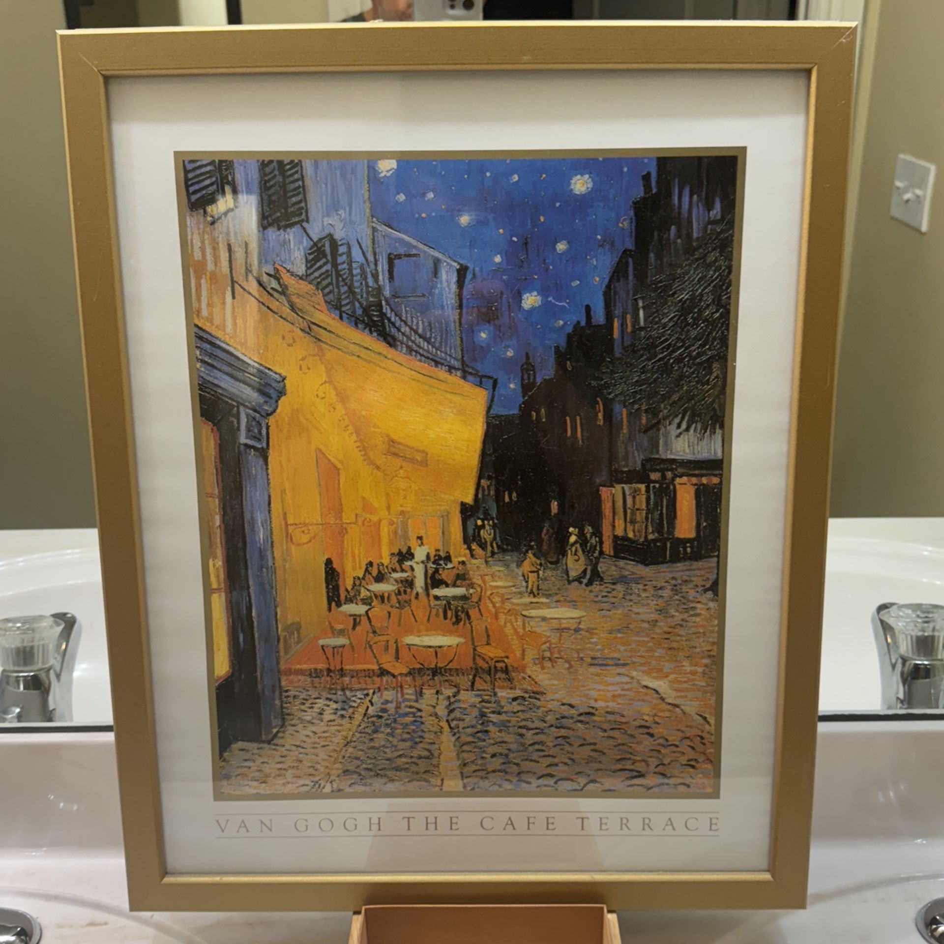 Vincent Van Gogh Cafe Terrace At Night Framed Print  France Café Art