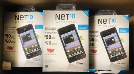 Net10 No Contract Huawei Ascend Plus Phone New In Box sealed