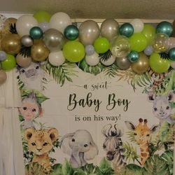 Baby Boy Backdrop 