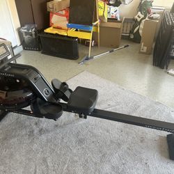 Sunny Health & Fitness Water Rowing Machine 