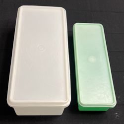 Tupperware vintage containers x2
