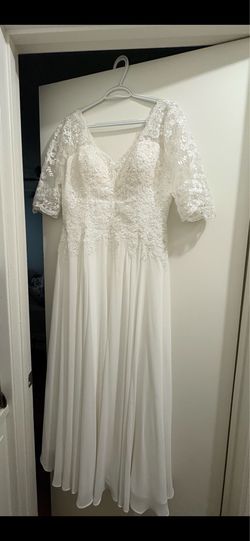 White wedding dress