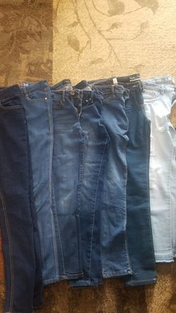 Girls jeans size 10/12 all 7 for $40