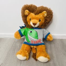 Build A Bear Lion Plush Stuffed Animal With A Shark Shirt