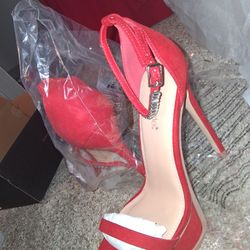 Red Heels-Open Toe