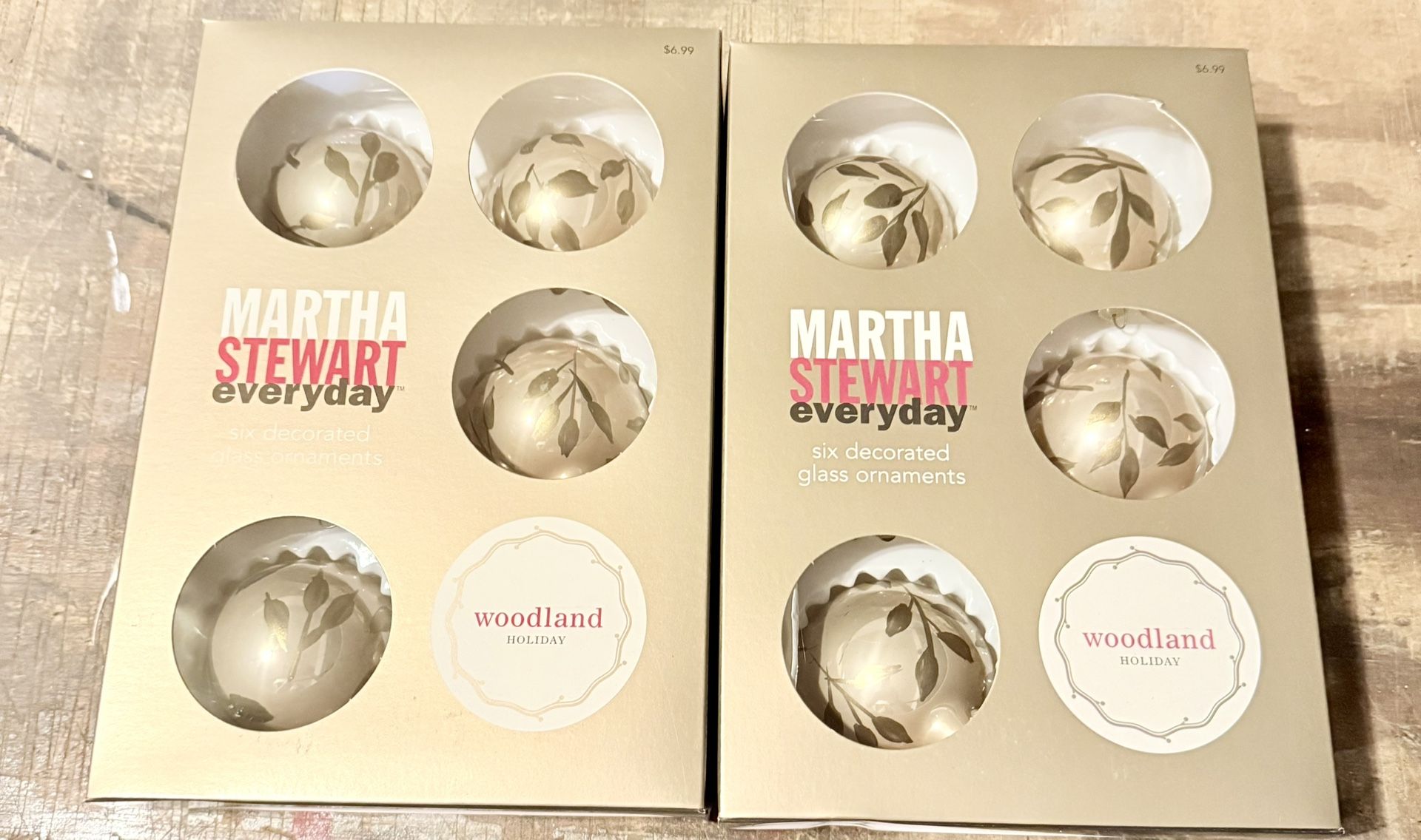 Handmade Woodland Holiday Ornaments   NWT