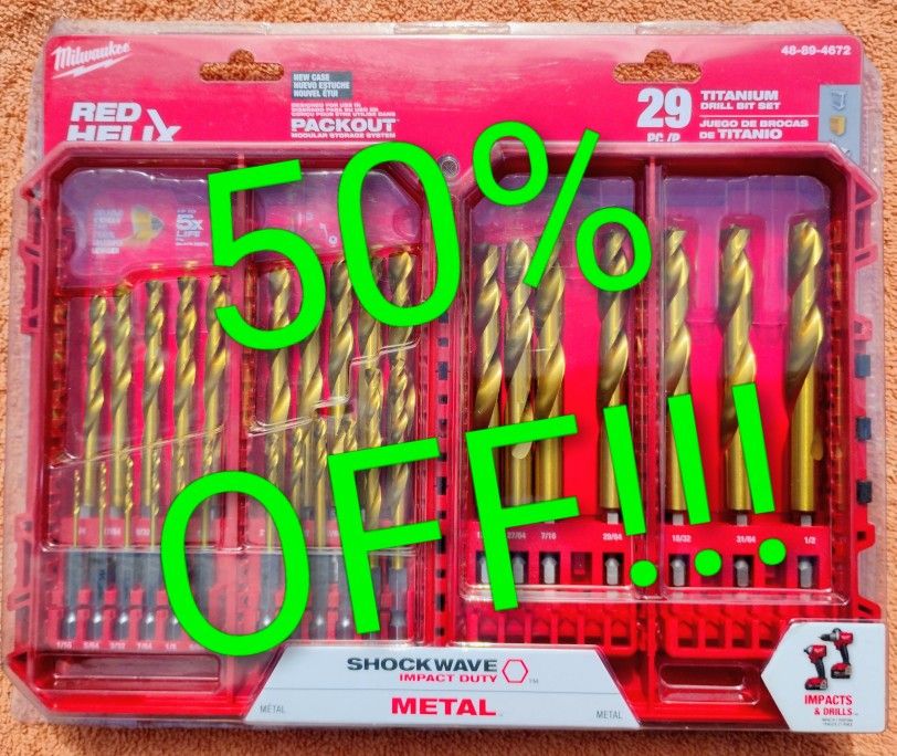 Milwaukee 29Pc. Drill Bit Set