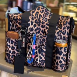 Leopard tote bag