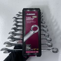 10 Pc Husky Wrench Combo 