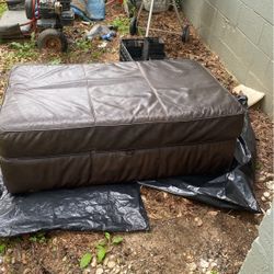leather ottoman with storage