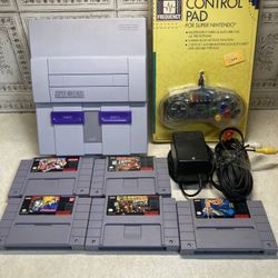 Restored Super Nintendo SNES Bundle