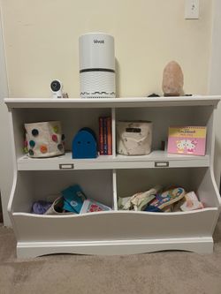 Kids Toy Storage Shelf / Organizer – White