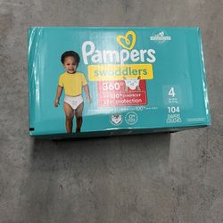 Pampers Swaddlers Size 4- 104 Count 