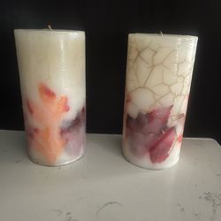 2 Brand New Decorative Candles
