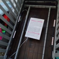 Baby crib with mattress 