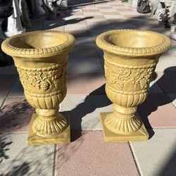 New Flower Pots Made Out Of Cement Perfect Gift 💝 