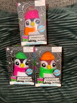 Nee Doh Polar Glow Penguin