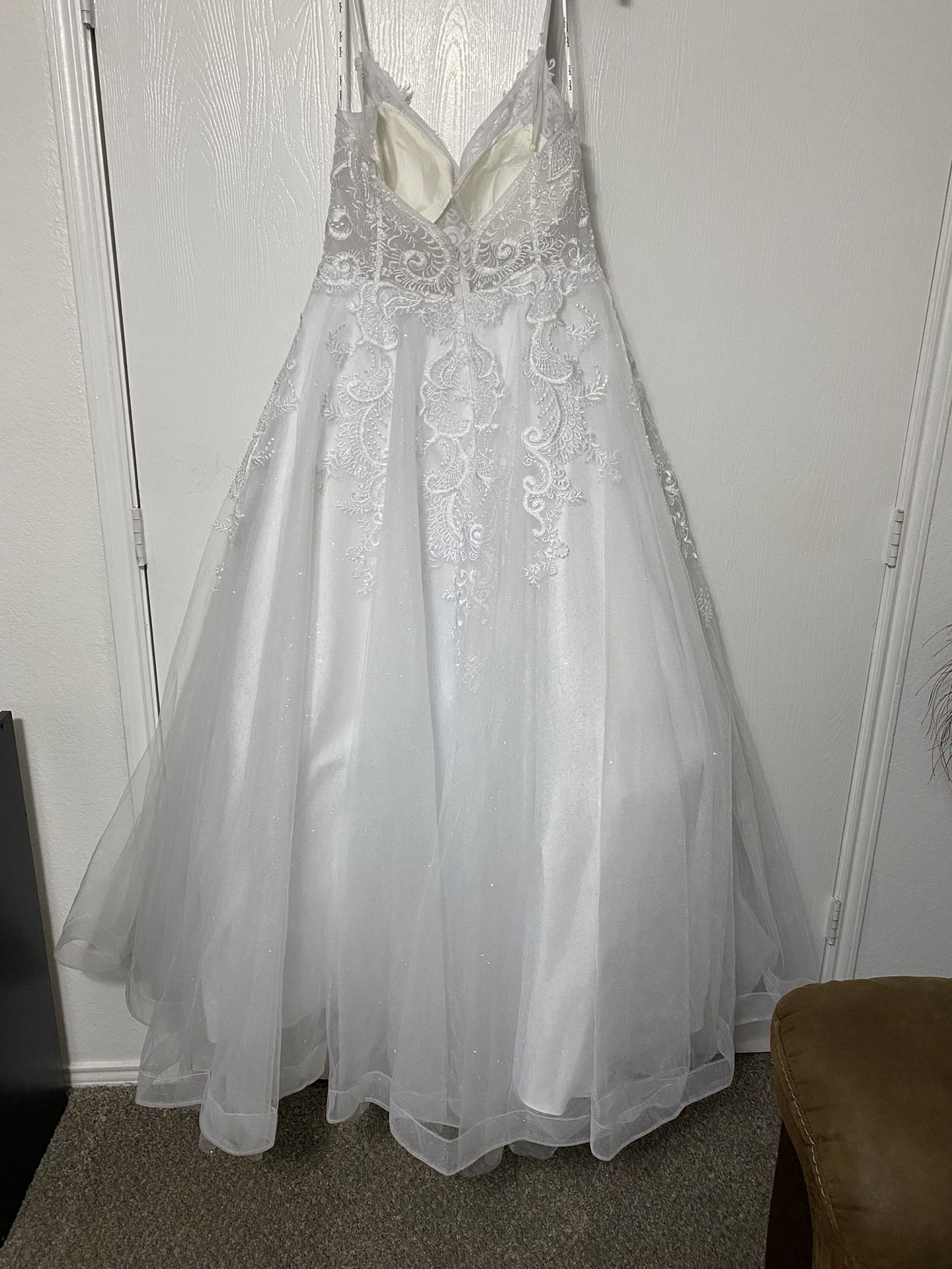 White Wedding Dress, XL
