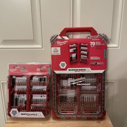 New 70PC IMPACT DRIVER PACKOUT KIT & 45PC IMPACT DRIVER BIT SET