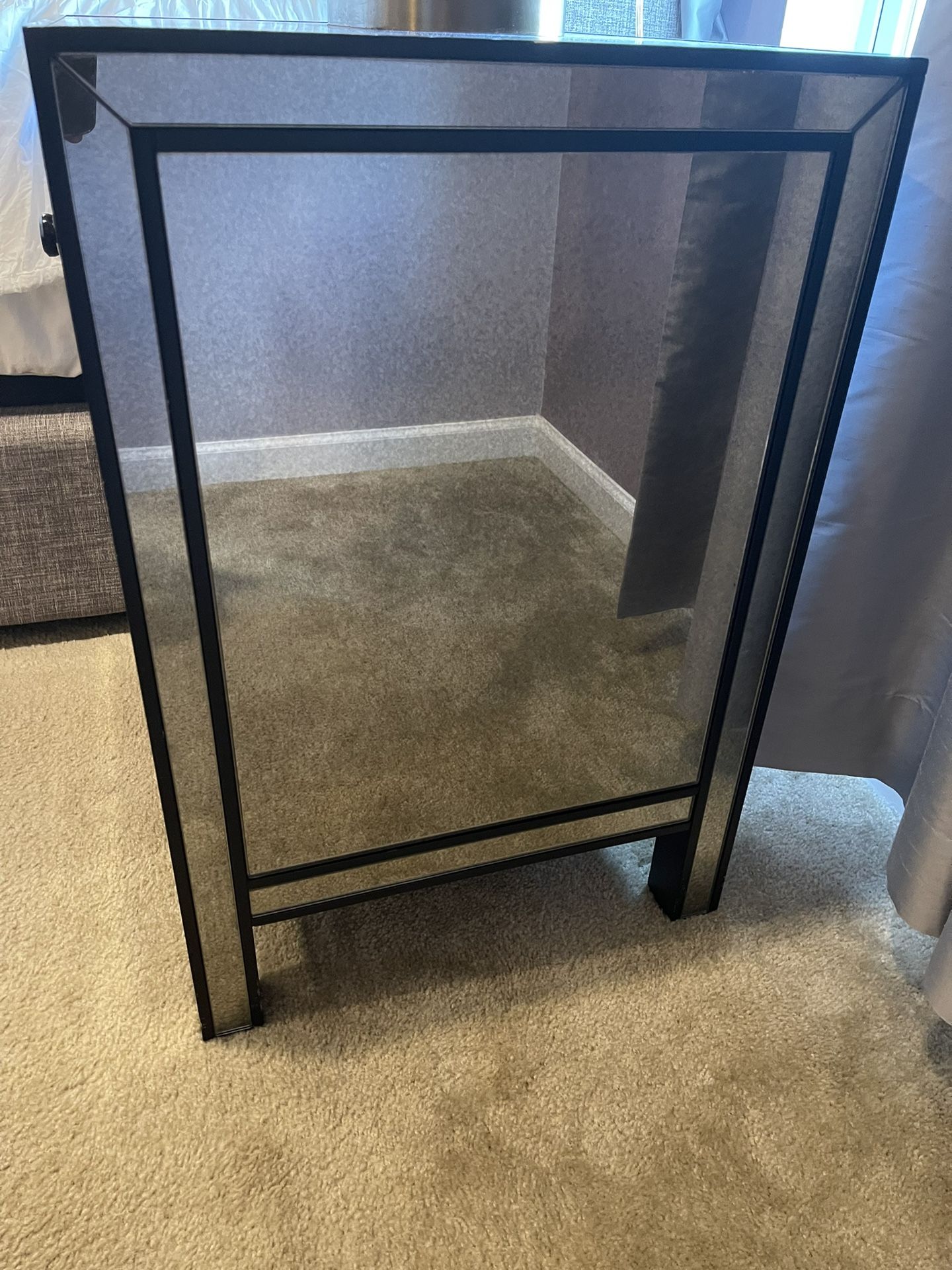 Mirrored Pottery Barn Night Stands