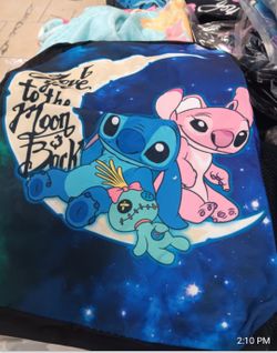 Stitch Throw Blacket New 