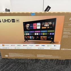 43” TV LG Smart Web OS AI 
