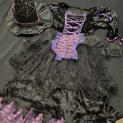 Girls Witch Halloween Costume