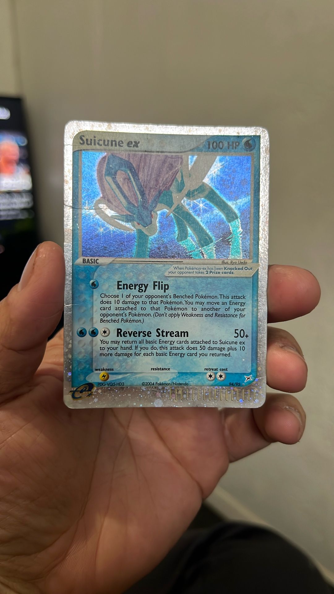 Pokemon Card Suicune Ex 94/95