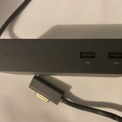Genuine Microsoft Surface Pro Charger & Genuine Microsoft 1661 Docking Station