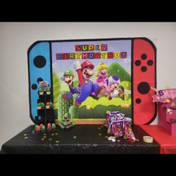 Super Mario Back Drop