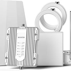 Home mobile phone signal amplifier.  Amplificador de señal de teléfono móvil para el hogar