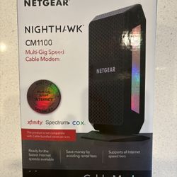 NETGEAR Nighthawk Multi-Gig Cable Modem (CM1100)