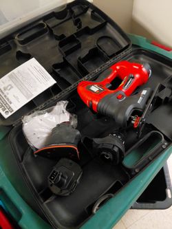 Black Decker Fire Storm 12V MT1203 Multi-Tool W/ Drill Jig Saw Sander + More