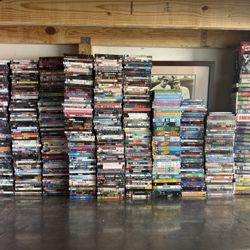 500+ Movies DVD Blu-ray VHS Lot – TV Series Box Sets (Office, Seinfeld, Lost)