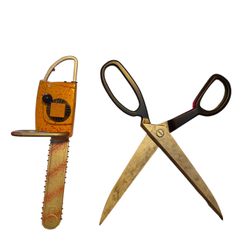 Giant Scissors And Chainsaw 