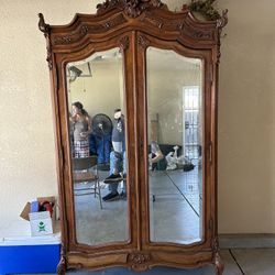 Antique 19th Century French Louis Armoire 