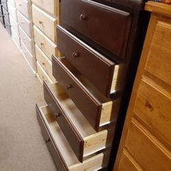Pinewood 5 Drawer Dresser ( White $ 269)