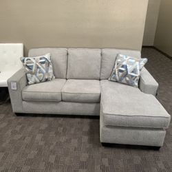 Reversible Grey Sectional Sofa 