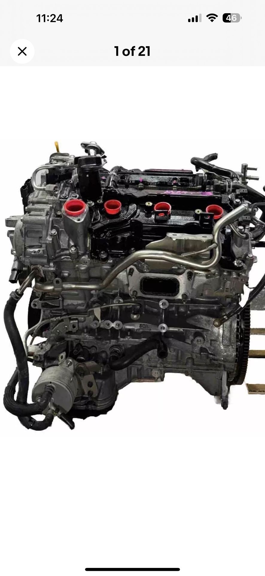 2019 Infiniti Q60 VR30DDTT 3.0L AUTOMATIC 2WD ENGINE ( Part )