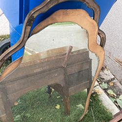 Antique vanity mirror