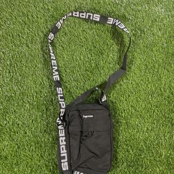 Black Supreme Crossbody Shoulder Bag