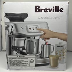 Breville Barista Touch Impress Espresso Machine Brushed Stainless Steel